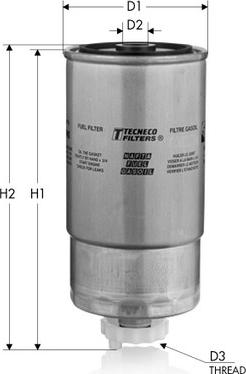 Tecneco Filters GS111 - Топливный фильтр mashina-shop.ru