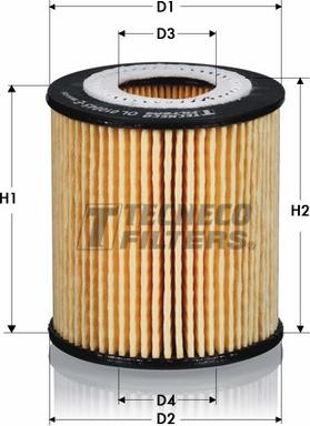 Tecneco Filters OL0234-E - Масляный фильтр mashina-shop.ru