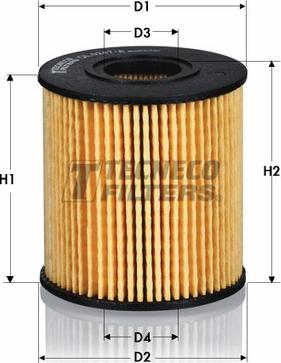 Tecneco Filters OL010066-E - Масляный фильтр mashina-shop.ru