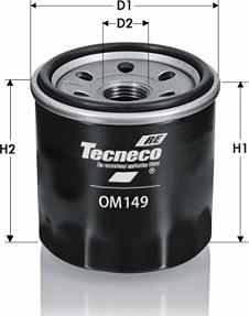 Tecneco Filters OM149 - Масляный фильтр mashina-shop.ru