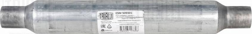 Trialli ESM 505501 - Средний глушитель выхлопных газов, универсальный mashina-shop.ru