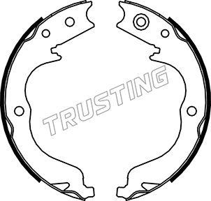 Trusting 064.180 - Комплект тормозов, ручник, парковка mashina-shop.ru