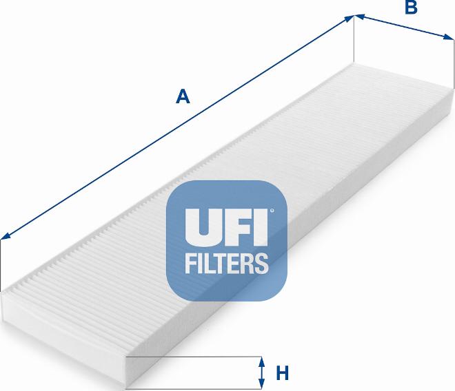 UFI 53.017.00 - Фильтр воздуха в салоне mashina-shop.ru