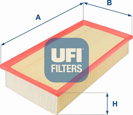 UFI 30.933.00 - Воздушный фильтр, двигатель mashina-shop.ru