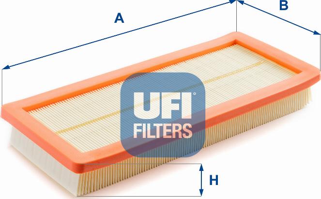 UFI 30.371.00 - Воздушный фильтр, двигатель mashina-shop.ru