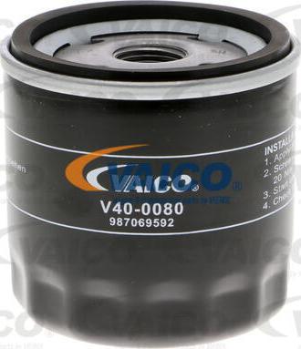 VAICO V40-0080 - Масляный фильтр mashina-shop.ru