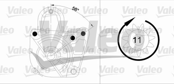 Valeo 455972 - Стартер mashina-shop.ru