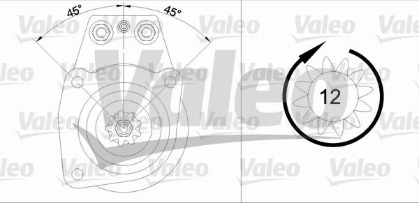 Valeo 455502 - Стартер mashina-shop.ru