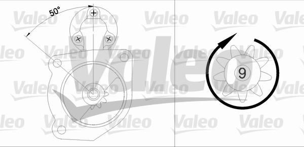 Valeo 455516 - Стартер mashina-shop.ru