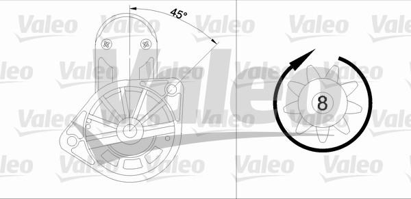 Valeo 455583 - Стартер mashina-shop.ru