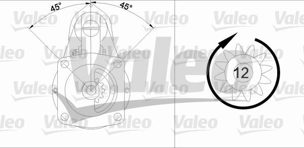 Valeo 455688 - Стартер mashina-shop.ru