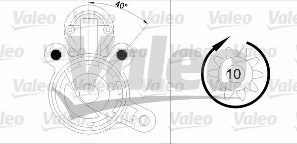 Valeo 455890 - Стартер mashina-shop.ru