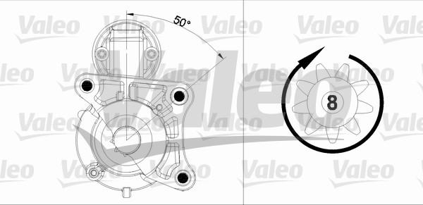 Valeo 458179 - Стартер mashina-shop.ru