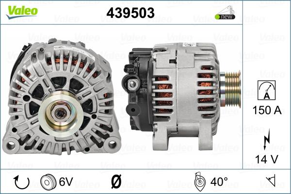 Valeo 439503 - Генератор mashina-shop.ru