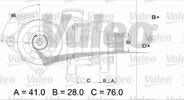 Valeo 436410 - Генератор mashina-shop.ru