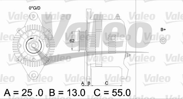 Valeo 436503 - Генератор mashina-shop.ru