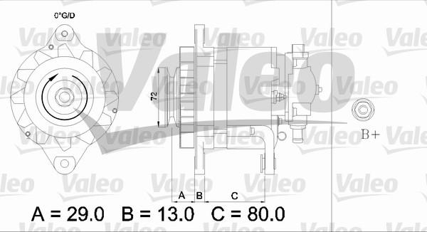 Valeo 436510 - Генератор mashina-shop.ru