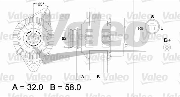 Valeo 436536 - Генератор mashina-shop.ru