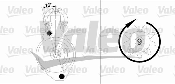 Valeo 436006 - Стартер mashina-shop.ru