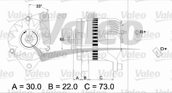 Valeo 436114 - Генератор mashina-shop.ru