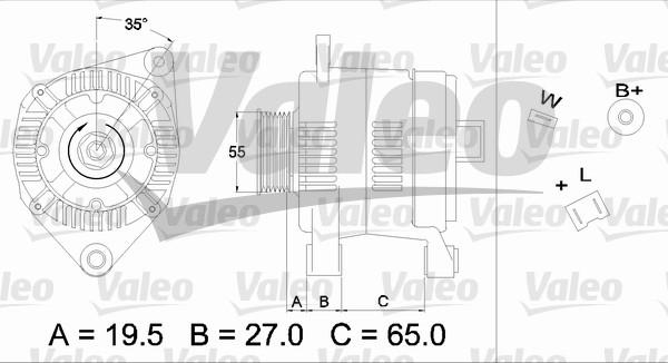 Valeo 436384 - Генератор mashina-shop.ru