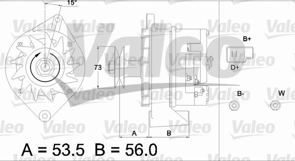 Valeo 436293 - Генератор mashina-shop.ru