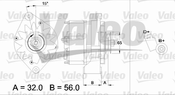 Valeo 436726 - Генератор mashina-shop.ru