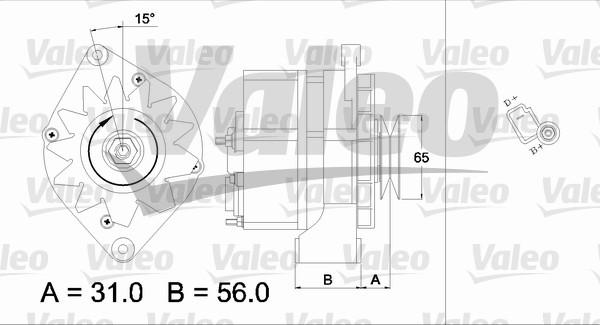 Valeo 436722 - Генератор mashina-shop.ru