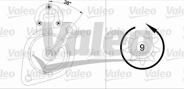 Valeo 433334 - Стартер mashina-shop.ru