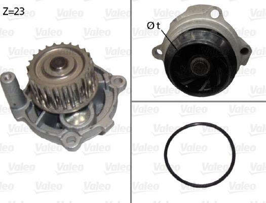 Valeo 506790 - Водяной насос mashina-shop.ru