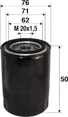 Valeo 586001 - Масляный фильтр mashina-shop.ru