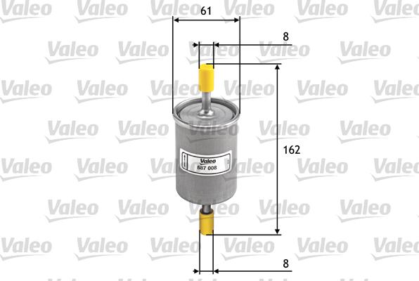 Valeo 587008 - Масляный фильтр mashina-shop.ru