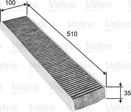 Valeo 698745 - Фильтр воздуха в салоне mashina-shop.ru