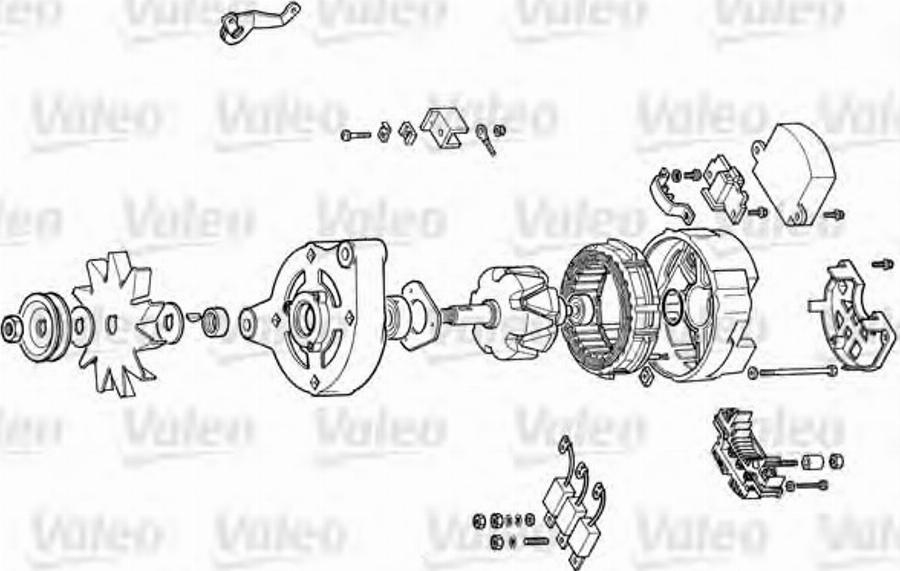 Valeo 9AL3911G - Генератор mashina-shop.ru