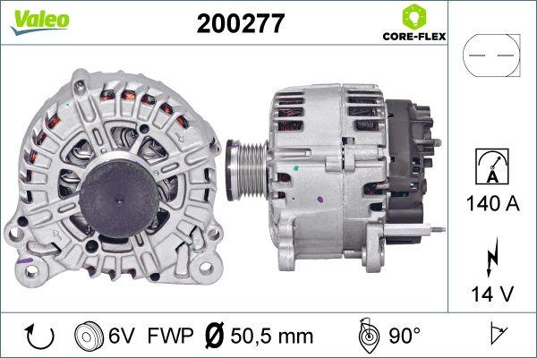 Valeo 200277 - Генератор mashina-shop.ru