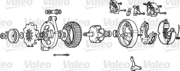 Valeo A13N184 - Генератор mashina-shop.ru