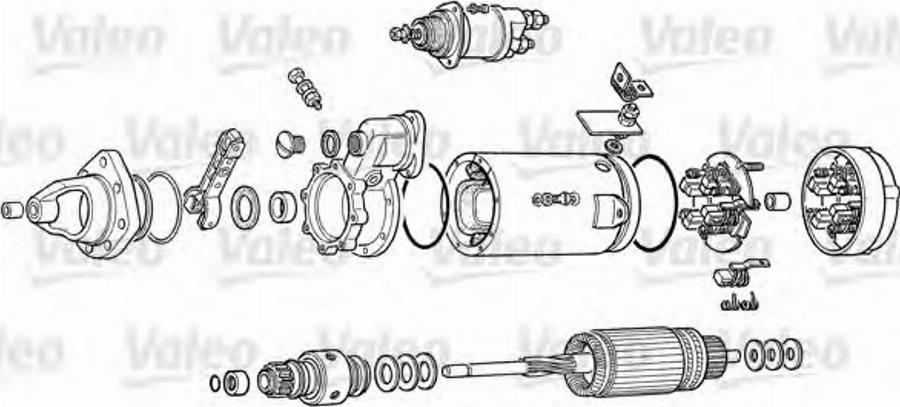 Valeo D13E123TE - Стартер mashina-shop.ru