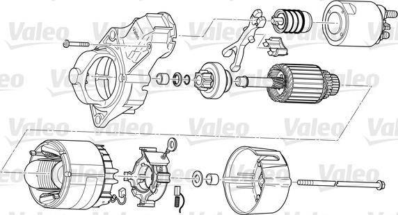 Valeo D7E29 - Стартер mashina-shop.ru