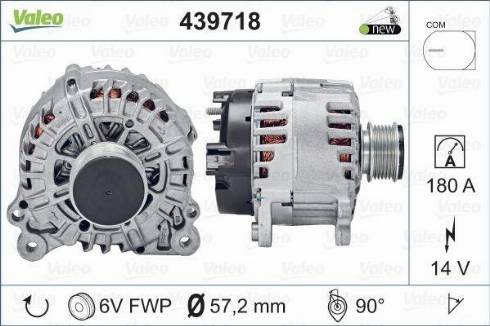 Valeo FG18T051 - Генератор mashina-shop.ru