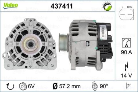 Valeo SG9B048 - Генератор mashina-shop.ru