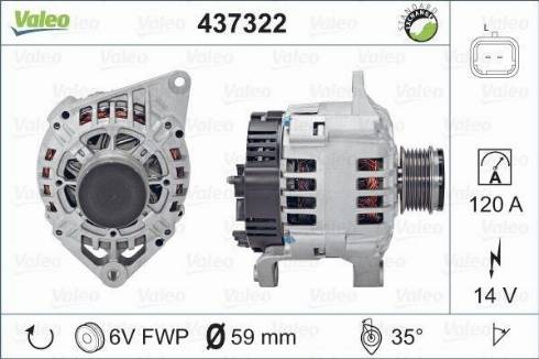 Valeo SG10B019 - Генератор mashina-shop.ru