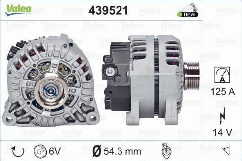 Valeo SG12S077 - Генератор mashina-shop.ru