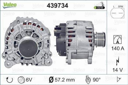 Valeo TG14C036 - Генератор mashina-shop.ru