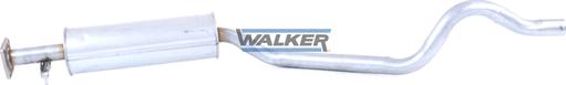 Walker 21100 - Средний глушитель выхлопных газов mashina-shop.ru