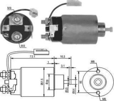 WE PARTS 471480114 - Тяговое реле, соленоид, стартер mashina-shop.ru