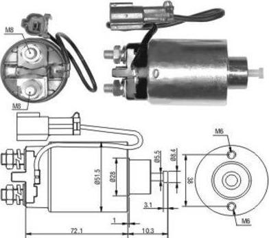 WE PARTS 471480125 - Тяговое реле, соленоид, стартер mashina-shop.ru