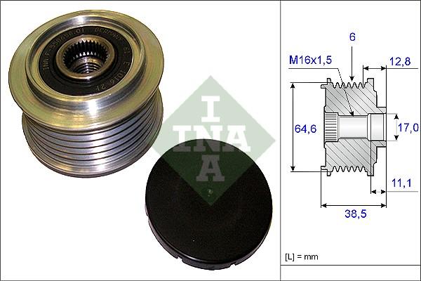 Wilmink Group WG1253773 - Шкив генератора, муфта mashina-shop.ru