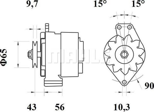 Wilmink Group WG2044049 - Генератор mashina-shop.ru