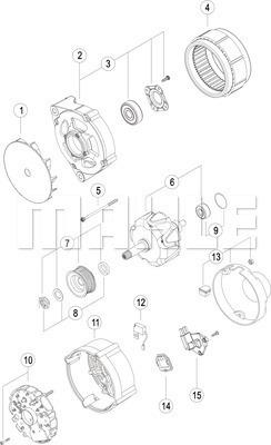 Wilmink Group WG2043980 - Генератор mashina-shop.ru