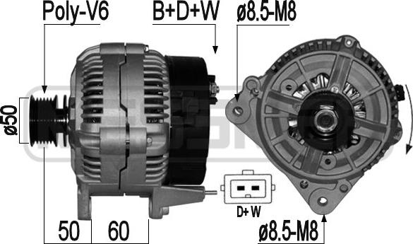 Wilmink Group WG2011010 - Генератор mashina-shop.ru